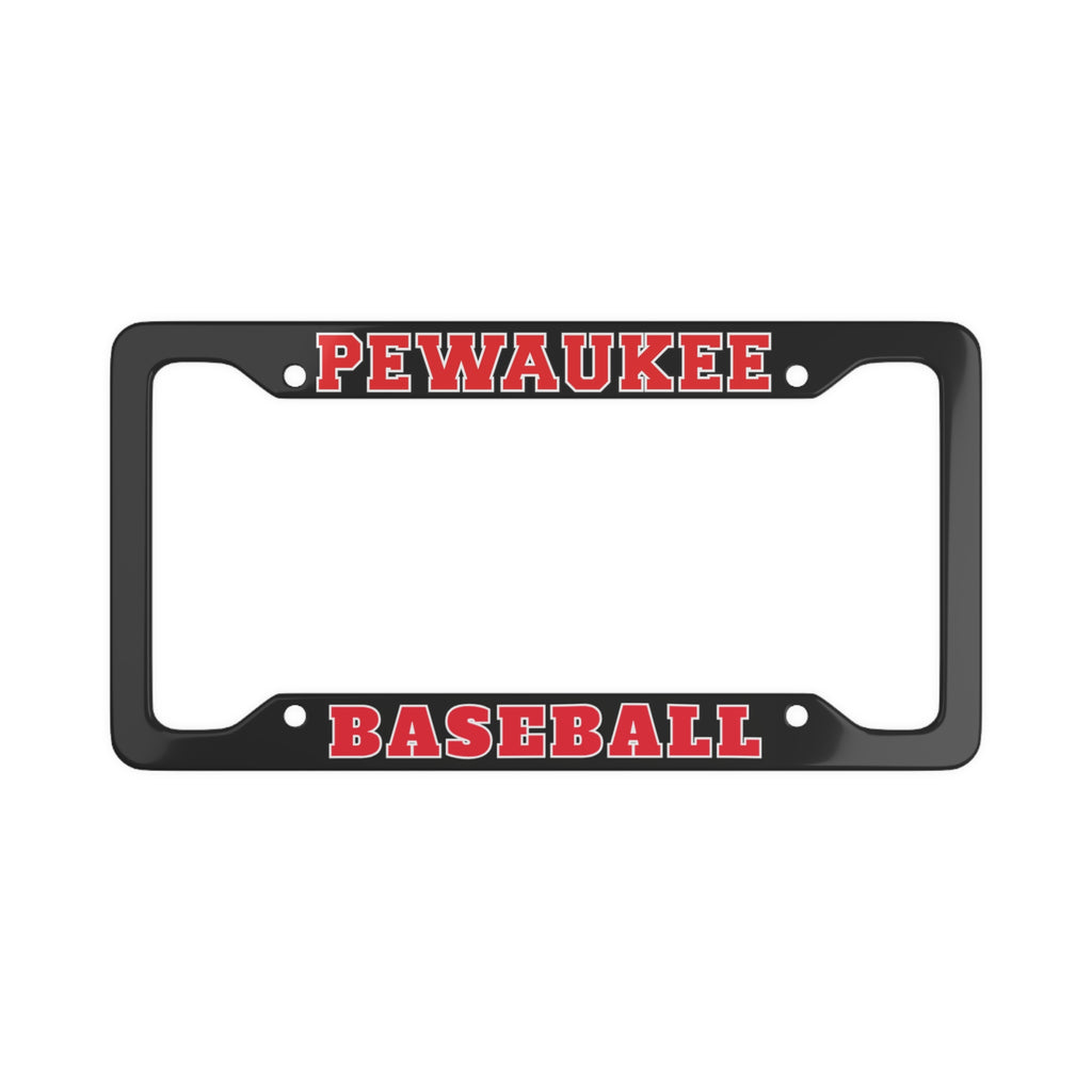 Pewaukee Baseball License Plate Frame