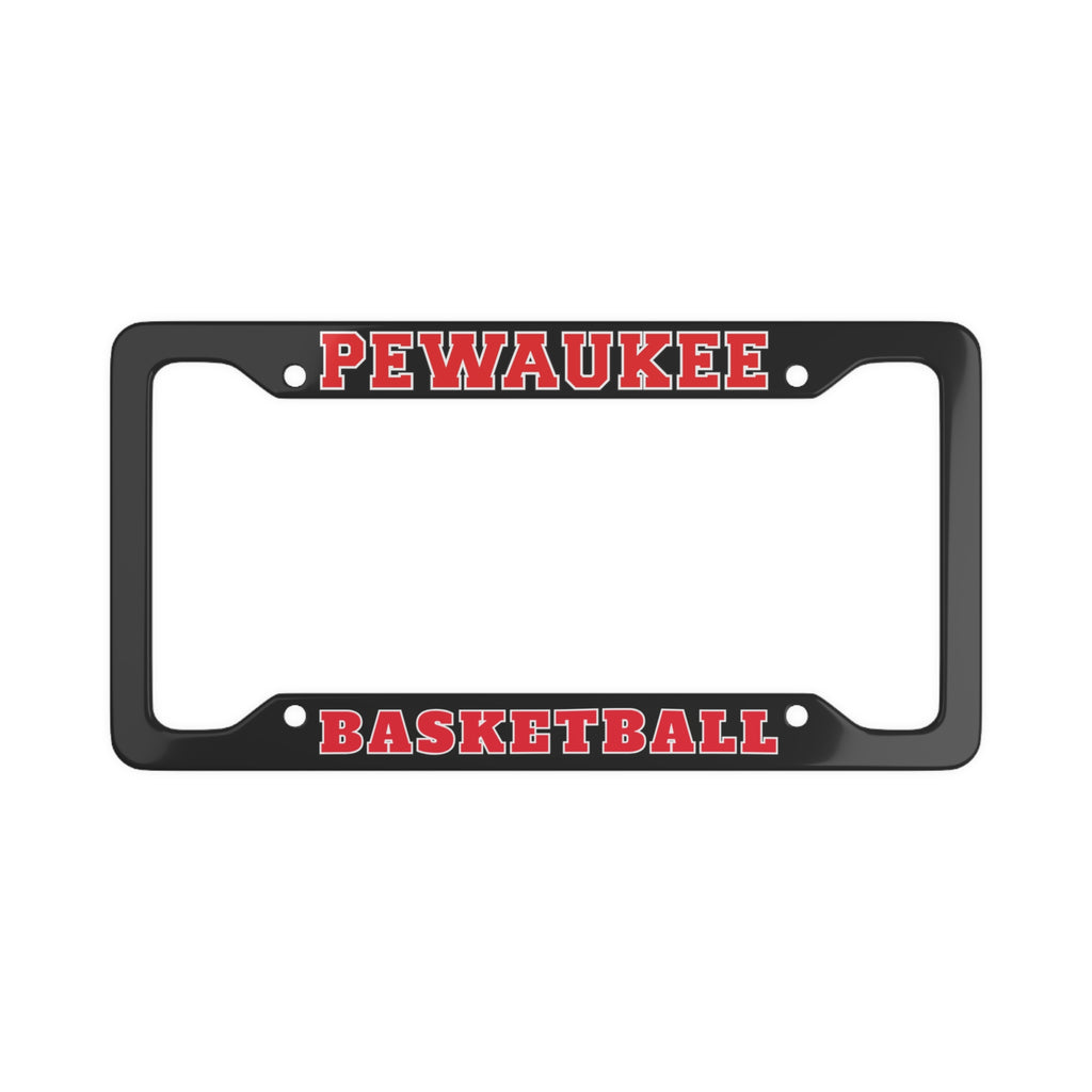 Pewaukee Basketball License Plate Frame