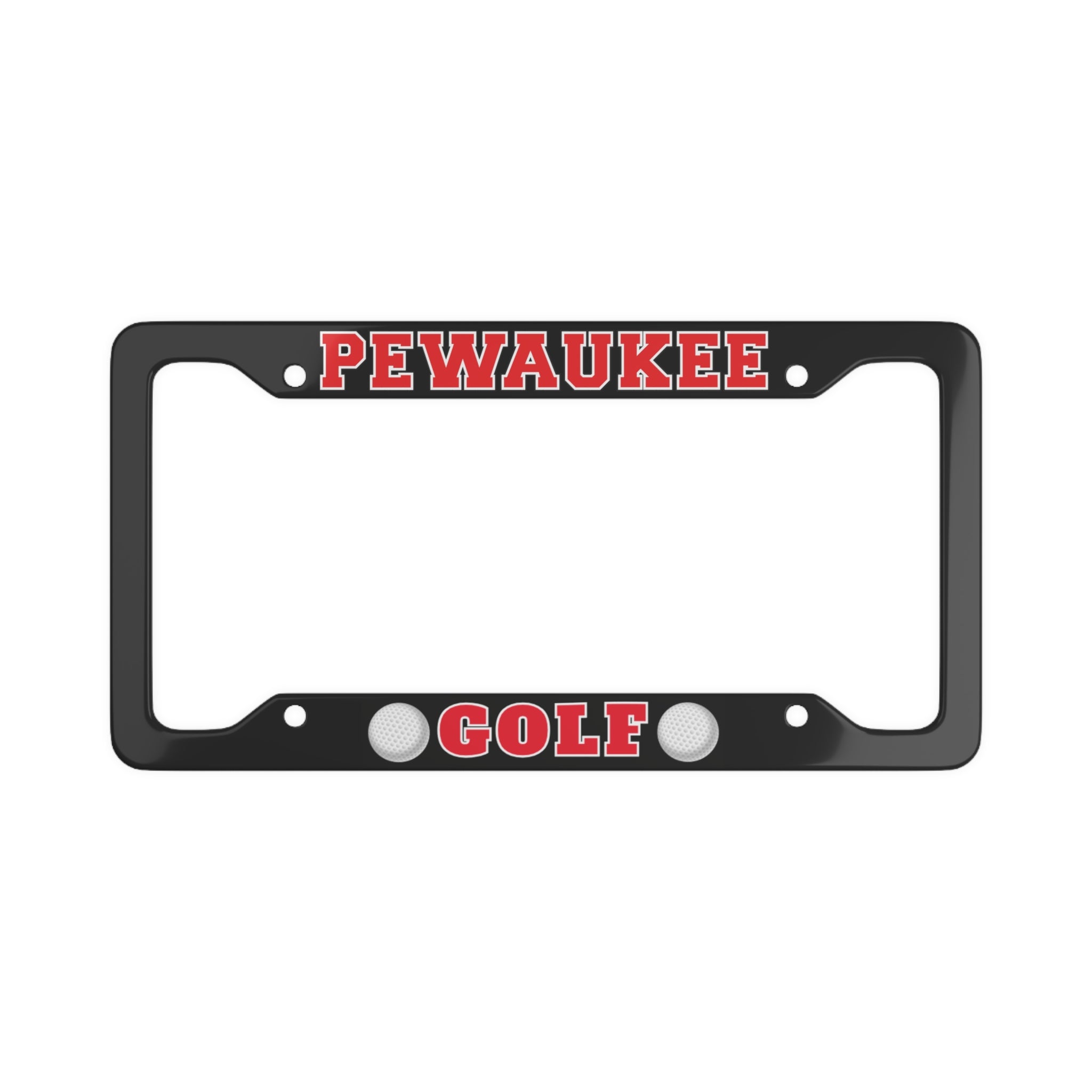 Pewaukee Golf License Plate Frame