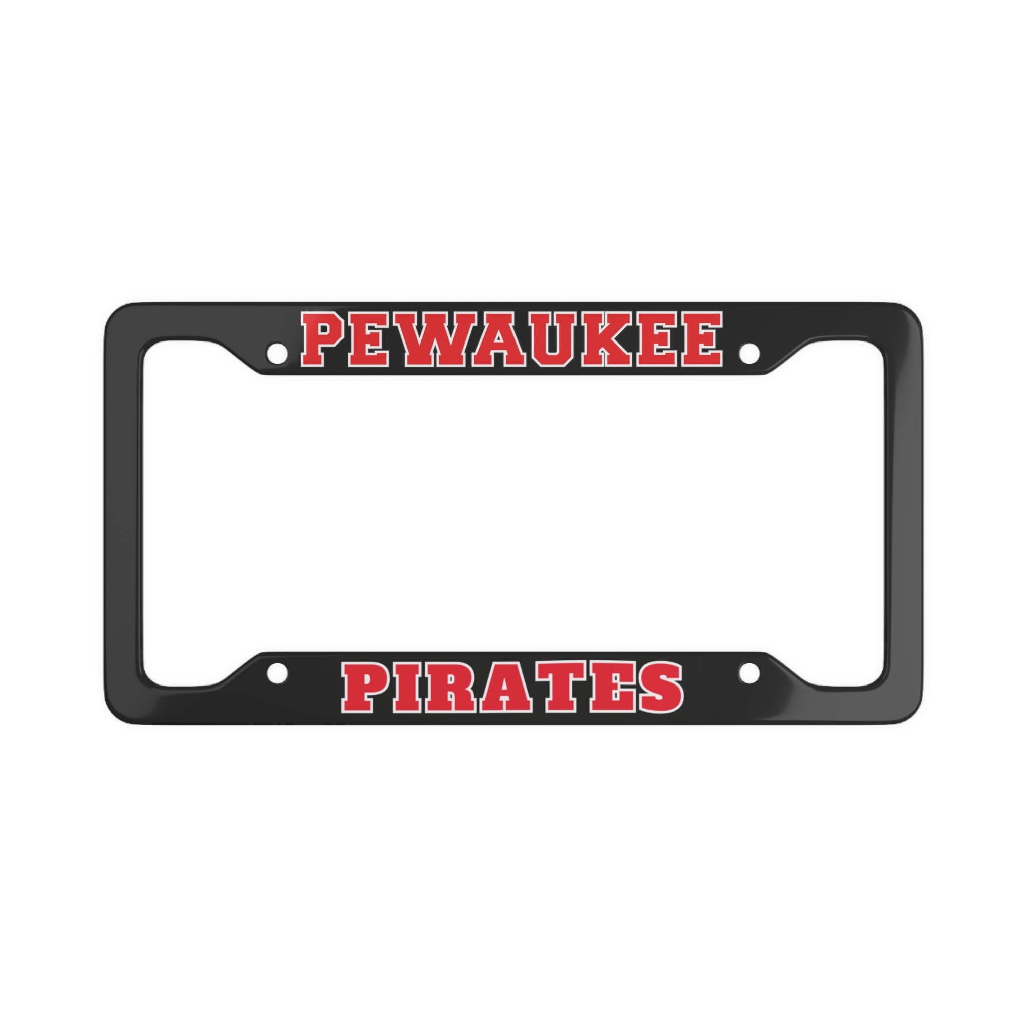 Pewaukee Pirates License Plate Frame