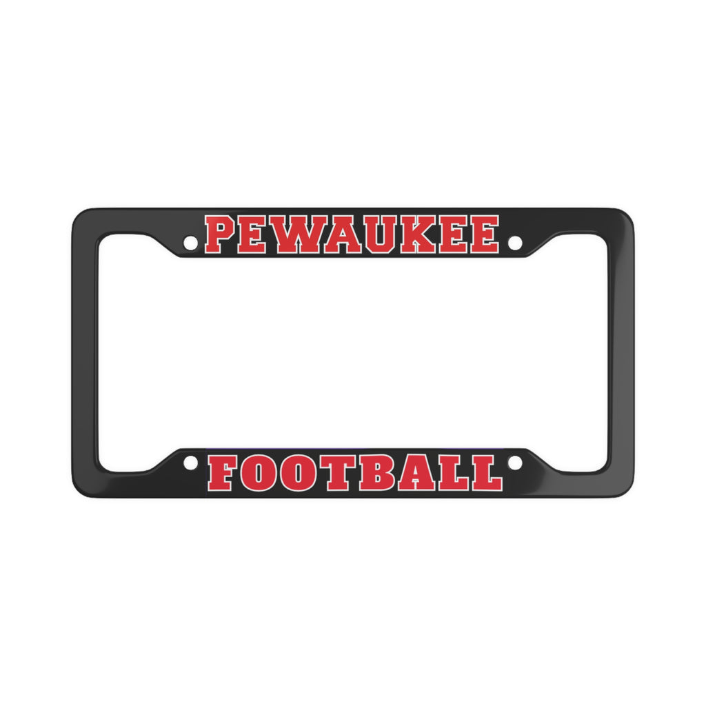 Pewaukee Football License Plate Frame
