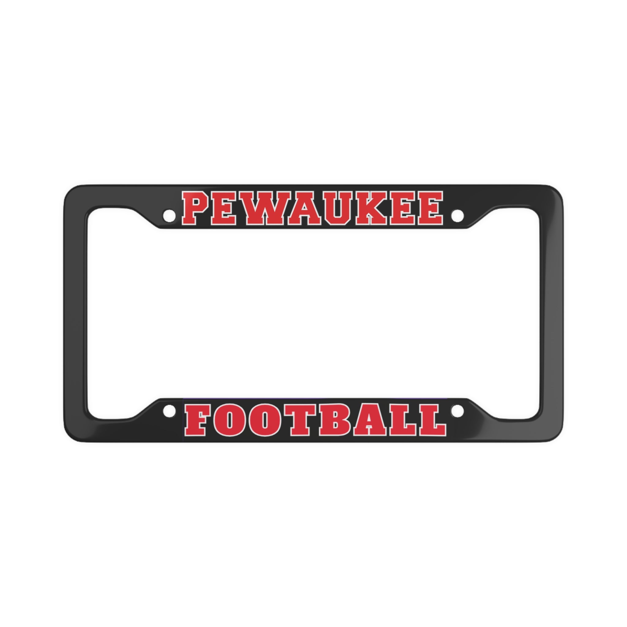 Pewaukee Football License Plate Frame
