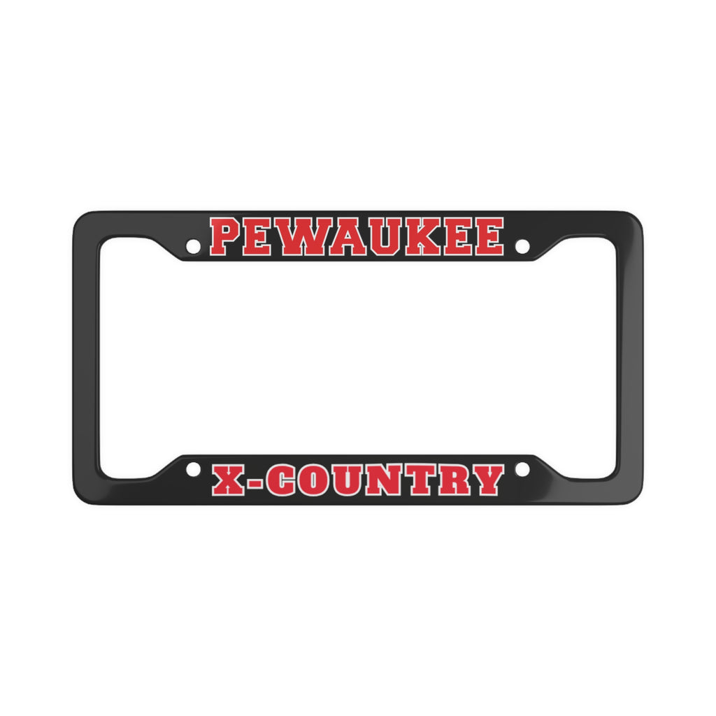 Pewaukee Cross Country License Plate Frame