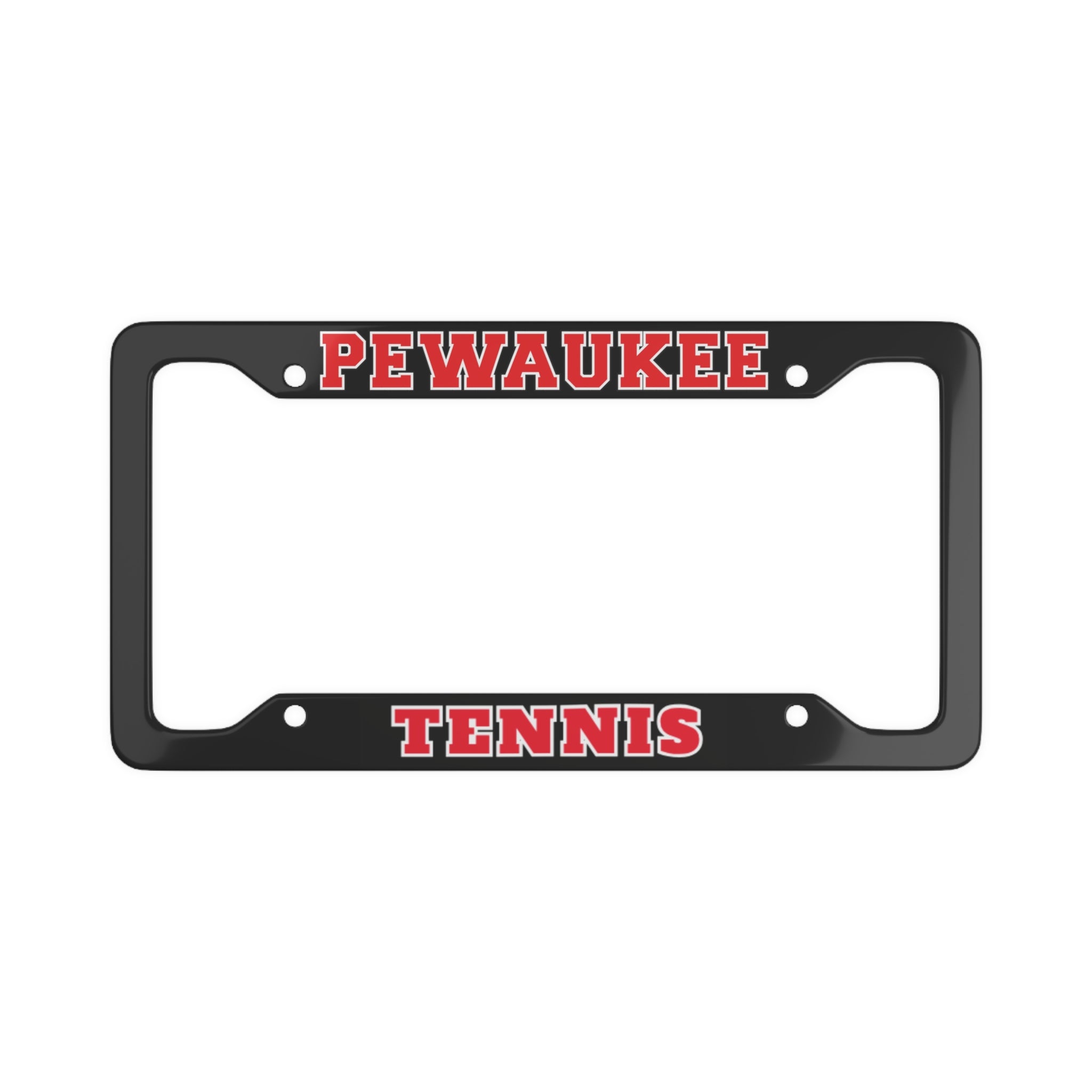 Pewaukee Tennis License Plate Frame